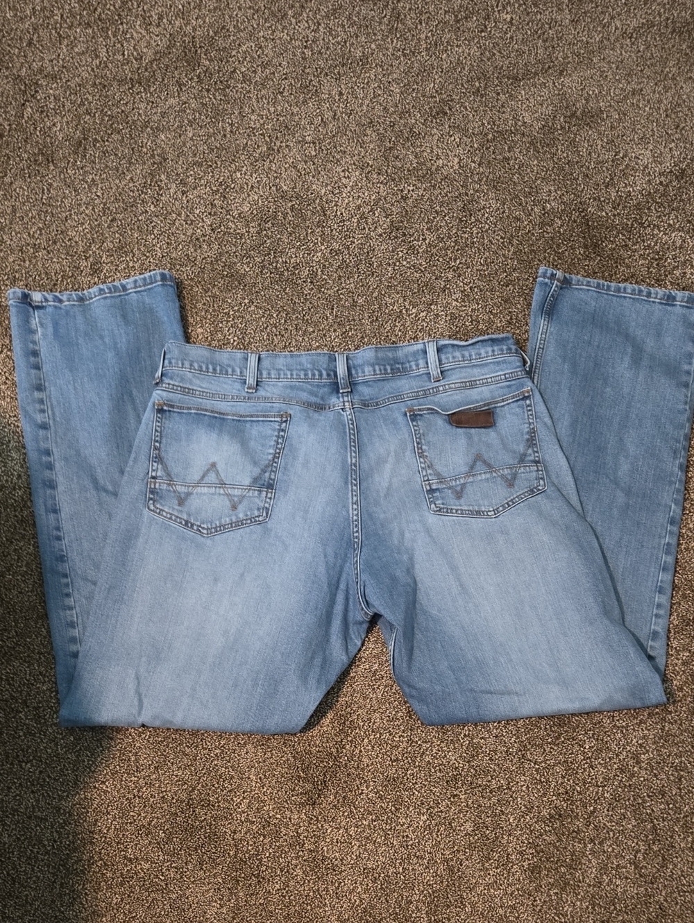 Light Blue Men's Wrangler Retro Slim Boot Jeans